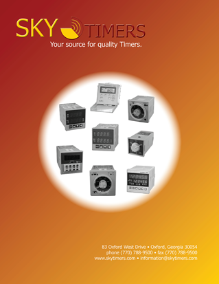 Timer Catalog Cover